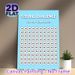 $20 Bill Savings Challenge Painting Poster, Light Blue Minimalist Savings Tracker Poster, Practical Tool To Save Up To $2000, Ideal For Home Personal_maomaolike.com