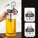 800/2500ml Large Glass With Lock Lid And Direct Drink Spout Reusable Sports Water Bottle For Gym Home Outdoor_maomaolike.com