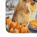 Golden Retriever Fall Kitchen Pumpkins Memory Foam Kitchen Mat Machine Washable Anti-Fatigue Mat Cushion Comfort Bath Mat Or Kitchen Rug_maomaolike.com