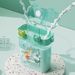 2026 Summer New Children's Student Double Drinking Straw Cute Cartoon Water Bottle Outdoor Portable Cup_maomaolike.com