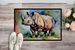Rhinoceros Doormat Front Door Mat Indoor Outdoor Rugs For Entryway, Non Slip Washable Low Pile, 24H X 36W_maomaolike.com