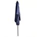 10 X 6.5Ft Rectangular Patio Solar LED Lighted Outdoor Market Umbrellas With Crank And Push Button Tilt For Garden Shade Swimming Pool_maomaolike.com