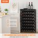 VEVOR 42 Bottle 7-Tier Modular Wine Rack Bamboo Wood Display Shelf With TableTop_maomaolike.com