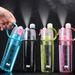 1-4PCS Large Capaciy Spray Waer Wih Scale Oudoor Spors Summer Drinking Cup Creaive Porable Gym Bole Suden_maomaolike.com
