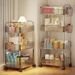 Transparent Acrylic Small Trolley Bathroom Storage Rack Bedside Snack Floor Mobile Multi-layer Cosmetic Organizer Shelf_maomaolike.com