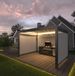 Pergola,Motorized Louvered Sun Shade For Pergola, Remote Control LED Light, Outdoor Indoor Shutter Canopy_maomaolike.com