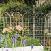 2 Pack Metal Garden Trellis 86.7" X 19.7" Rustproof Trellis For Climbing Plants Outdoor Flower Support Cream White_maomaolike.com