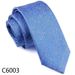 Unisex Men's narrow tie 6cm 1200 pin high density hand tie solid color striped wedding tie_maomaolike.com
