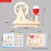 Scientific Experiment Light Bulb Hand Crank Generator Student Science And Technology Small Production Children's_maomaolike.com