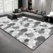 Living Room Rug Large Size Gorgeous Gold Frame Design Bedroom Rug Plush Thickened Machine Washable Thickened Underlay Interior Decorative Rug_maomaolike.com