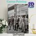 Vintage Coventry Street Group Painting Poster, Monochrome Retro Sharp-Dressed Men Poster, Nostalgic Urban Artwork Suitable For Home, Living Room And_maomaolike.com