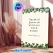 Bible Verse Themed Painting Poster, Minimalist Green Foliage Framed Poster, Inspirational Religious Quote Decor For Living Room, Bedroom Or Prayer_maomaolike.com