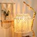 Nordic INS Pendant Light Bohemian Woven Lampshade Hanging Creative Homestay Home Hotel Soft Decoration Lantern_maomaolike.com