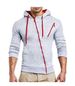 Men's Clothing Autumn and Winter New Classic Oblique Zipper Hooded Men's Casual Slim Sweater Jacket W01_maomaolike.com