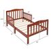 Stylish Wooden Toddler Bed - Durable Construction, Guardrails For Safety, Easy Assembly, Perfect For Kids' Bedroom Furniture_maomaolike.com