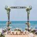 Metal Garden Arch With Adjustable Width W42.52''~W78.15'' Climbing Plants Support Rose Arch Outdoor Black_maomaolike.com