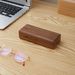 Unisex Solid wood glasses box Black walnut business gift portable men's and women's myopia glasses storage box wooden_maomaolike.com