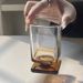 Ancient Niche Design Maillard Short Foot Cup Ins Style Glass Juice Cup Bubble Water Cup Cocktail Cup_maomaolike.com