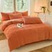 Thickened Taffeta Four-Piece Winter Warm Double-Sided Quilt Cover Milk Velvet Bed Sheet Fleece Three-Piece Bedding Set_maomaolike.com
