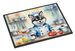 Alaskan Klee Kai The Chef Doormat Front Door Mat Indoor Outdoor Rugs For Entryway, Non Slip Washable Low Pile, 24H X 36W_maomaolike.com