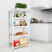 5 Tier Laminated White Metal Shelving Unit Adjustable Garage Storage Utility Rack Heavy Duty Shelves Organization Multipurpose Shelf Warehouse Basement Pantry 29" W X 12" D X 59" H 1Pack_maomaolike.com