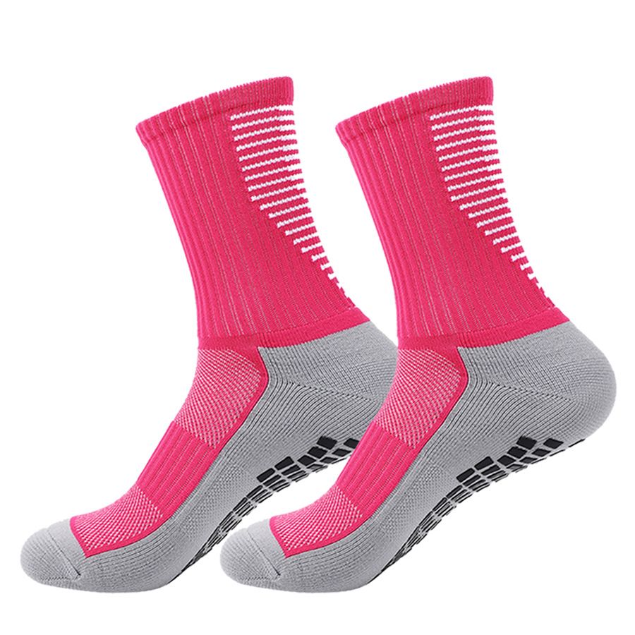 Unisex Men's and women's professional non-slip football socks thick towel bottom in the tube dot men's and women's sports socks basketball socks_maomaolike.com