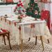 Christmas Tablecloth Modern Embroidery Lace Living Room Kitchen Rectangular Non Slip Decorative Cover Cloth Table Mat_maomaolike.com