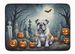 English Bulldog Spooky Halloween Memory Foam Kitchen Mat Machine Washable Anti-Fatigue Mat Cushion Comfort Bath Mat Or Kitchen Rug_maomaolike.com