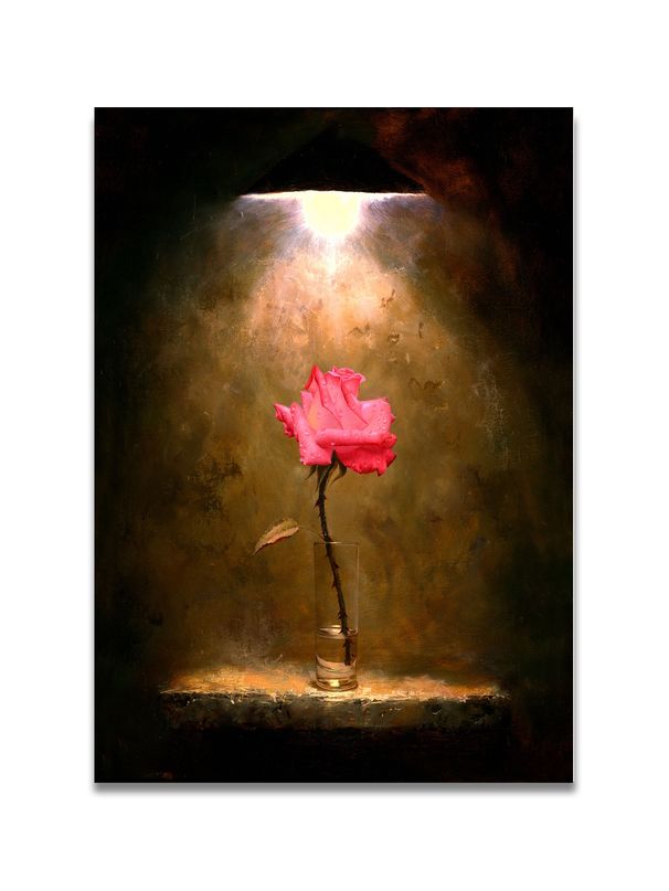 Oil Painting In Classical Realist Style, Home Décor Artwork, Living Room Sofa Backdrop Decoration, Art Exhibition Piece_maomaolike.com