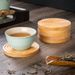 New Minimalist Design Wooden Cup Mat For Household_maomaolike.com