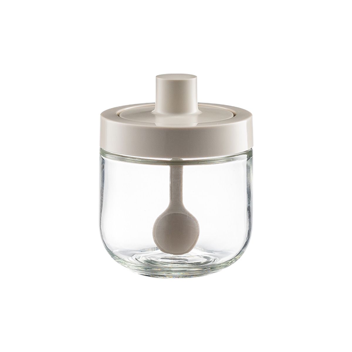 VANFOLA Glass Spice Jar, Household Kitchen Seasoning Container, Elegant Salt & Condiment Storage Bottle_maomaolike.com