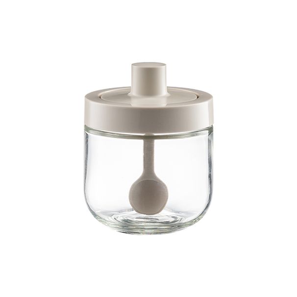 VANFOLA Glass Spice Jar, Household Kitchen Seasoning Container, Elegant Salt & Condiment Storage Bottle_maomaolike.com