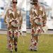 Women's Clothing new long sleeved leisure vacation two piece suit INS loose printed pocket solid suit_maomaolike.com