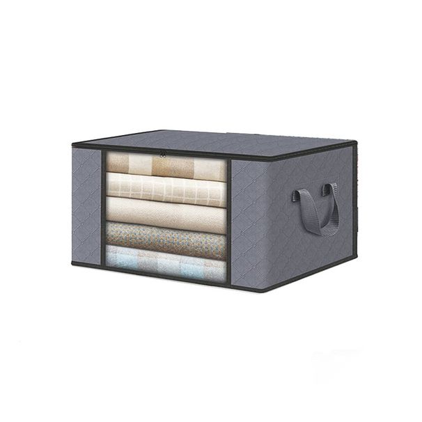 Under the bed storage box transparent clothing storage box under the bed foldable household quilt quilt storage bag_maomaolike.com
