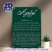 Islamic Ayetel Kürsi Painting Poster, Elegant Dark Green Arabic Calligraphy Poster, Spiritual Religious Decor Ideal For Home, Prayer Room_maomaolike.com