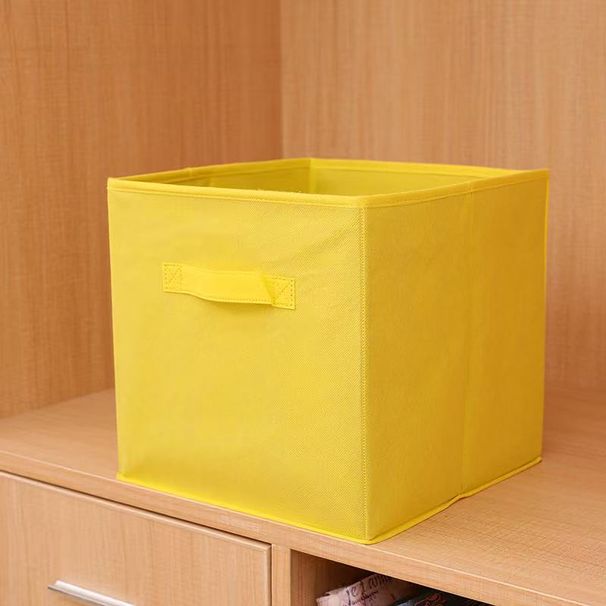Foldable Lidless Storage Box, Household Non-woven Fabric Underwear Storage Box, Large Organizer Box, Wardrobe Miscellaneous Storage Box_maomaolike.com