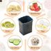 Kitchen Gadget Cup Slicer Strawberry Grape Vegetable Slicing Tool_maomaolike.com
