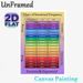 Emotional Frequency Chart Painting Poster, Color-coded Informative Infographic Poster, Aids In Understanding Emotional Vibration Levels, Ideal For_maomaolike.com