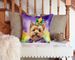 Norwich Terrier King Of Mardi Gras Throw Pillow Machine Washable, Indoor Outdoor Decorative Pillow For Couch, Bed Or Patio, 14Hx14W_maomaolike.com