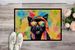 Scottish Terrier Hippie Dawg Doormat Front Door Mat Indoor Outdoor Rugs For Entryway, Non Slip Washable Low Pile, 24H X 36W_maomaolike.com