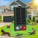 Pigeon Deterrent Solar Powered Ultrasonic Electronic Bird Repellent Strong LED Flashing IP58 Waterproof For Yard Control_maomaolike.com