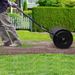 19.5in Lawn Roller Iron Cylindrical Black_maomaolike.com
