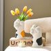 Creative Vase, Cat Claw Ornament, Cute Desktop, Living Room, Home, Foyer, TV Cabinet, Office Flower Arrangement Decoration_maomaolike.com
