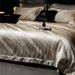 Luxurious Italian High-End Jacquard Gilded Satin Bedding Set Four Seasons Premium Tencel Cotton Four-Piece Home Textile_maomaolike.com