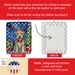 Wheaten Terrier Christmas Reindeer Porcelain Ornament Christmas Tree Hanging Decorations For Home Christmas Holiday, Rectangle, Gift, Multicolor_maomaolike.com