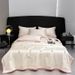 Wholesale Washed Tencel Summer Cool Embroidered Air Conditioning Four-Piece Set Machine Washable Ice Silk Thin Wide Edge Quilt_maomaolike.com