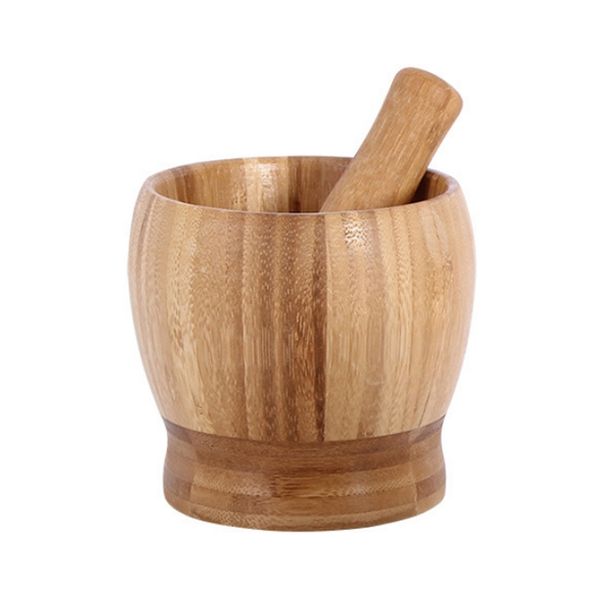 Kitchen Bamboo Garlic Pounder Food Stirrer For Home & Commercial_maomaolike.com