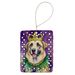 Anatolian Shepherd Dog King Of Mardi Gras Porcelain Ornament Christmas Tree Hanging Decorations For Home Christmas Holiday, Rectangle, Gift, Multicolor_maomaolike.com