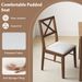 Upholstered Side Dining Chairs Set Of 2 With Rubber Wood Frame_maomaolike.com