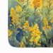Nebraska Goldenrod In Watercolor Memory Foam Kitchen Mat Machine Washable Anti-Fatigue Mat Cushion Comfort Bath Mat Or Kitchen Rug_maomaolike.com